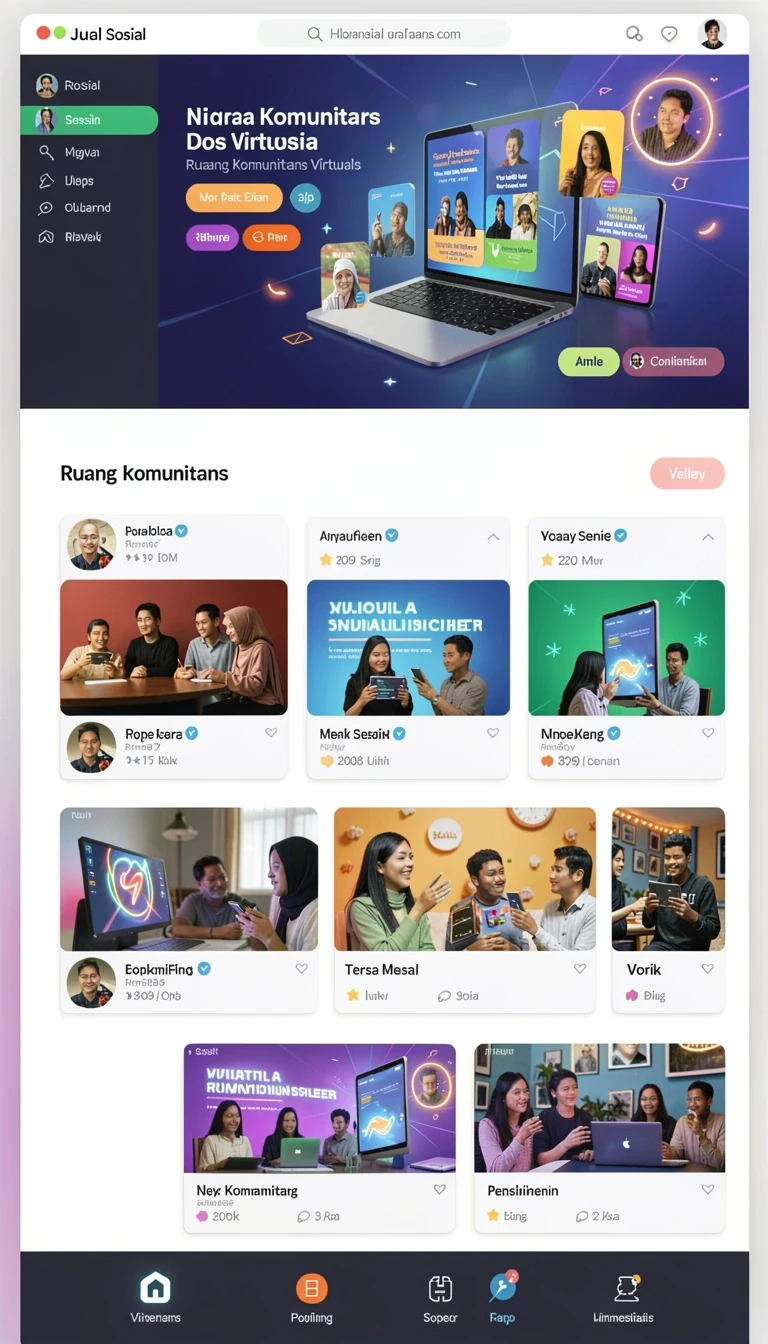 8id - Tampilan antarmuka yang ramah pengguna.