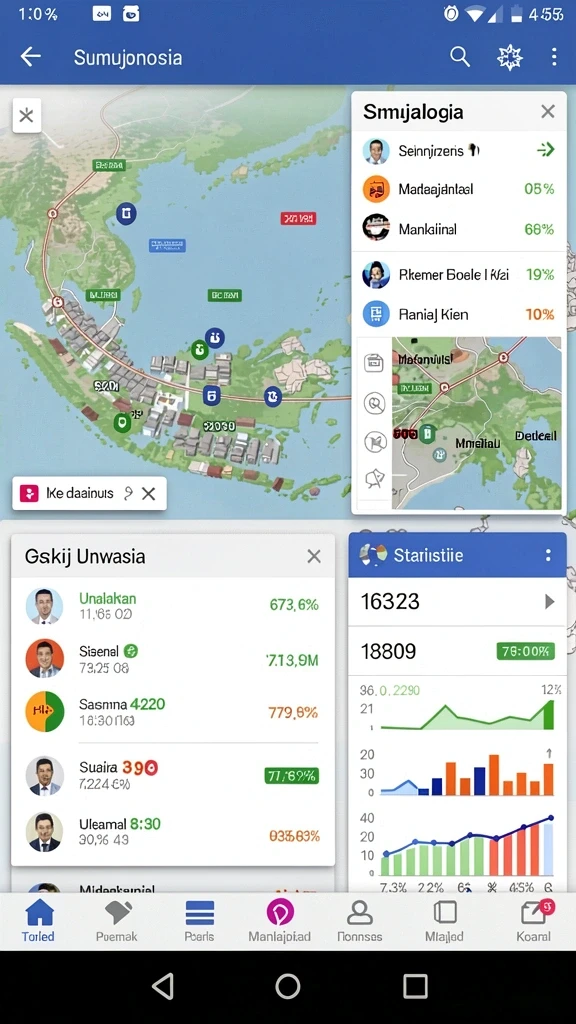 987up - Tampilan antarmuka yang modern dan menarik.