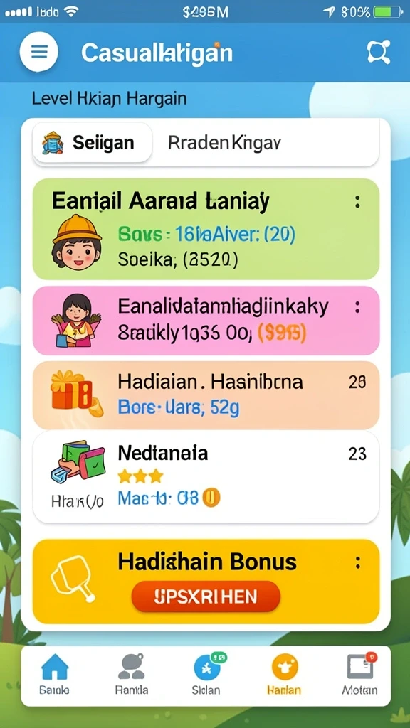 putermega - Screenshot kedua menampilkan salah satu level yang penuh tantangan dalam PUTERMEGA.