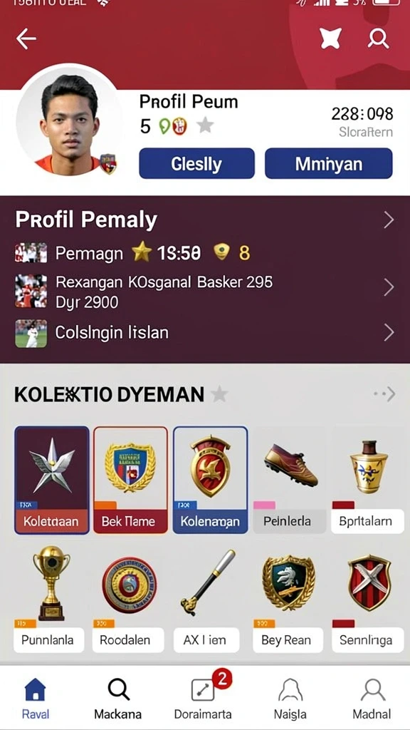 vip188 - Screenshot aplikasi VIP188: Fitur komunitas untuk interaksi pemain.